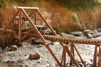 鉄道模型レイアウト トラス橋