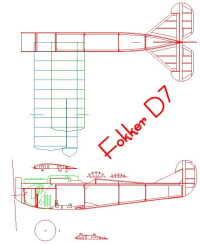 複葉機フォッカーDZ図面