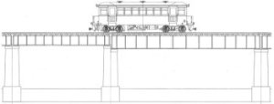 鉄道模型 デッキガーダー